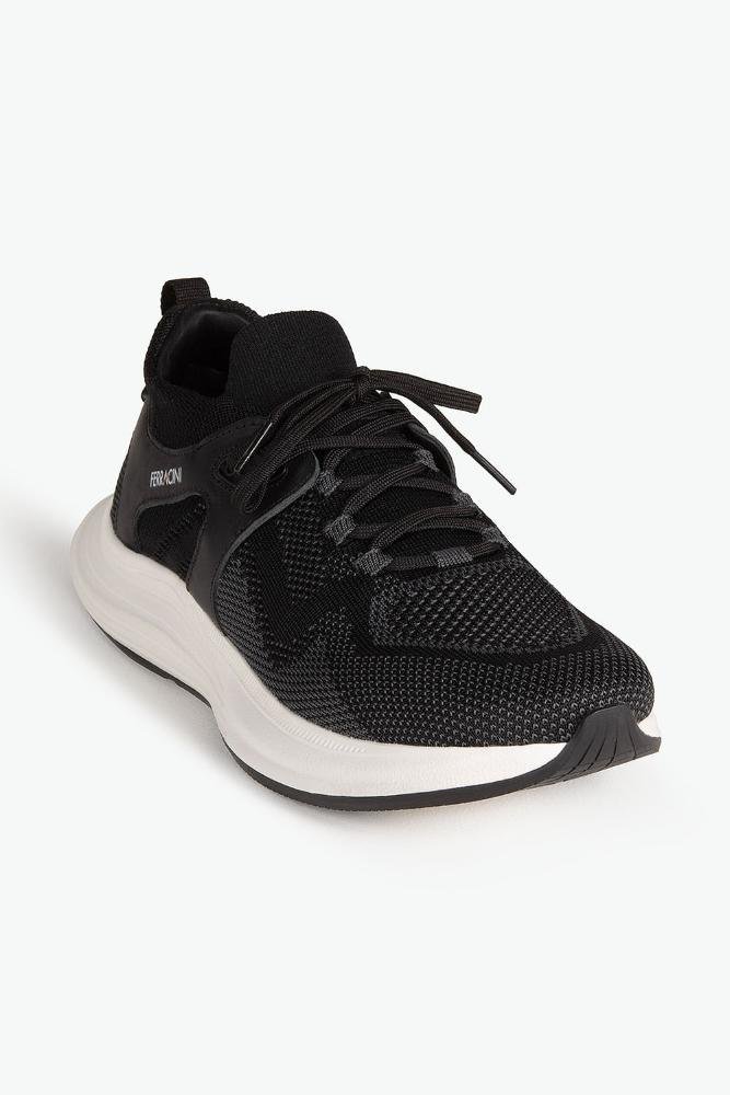 Tênis Masculino Sneaker Ferracini Moove Knit Preto 4