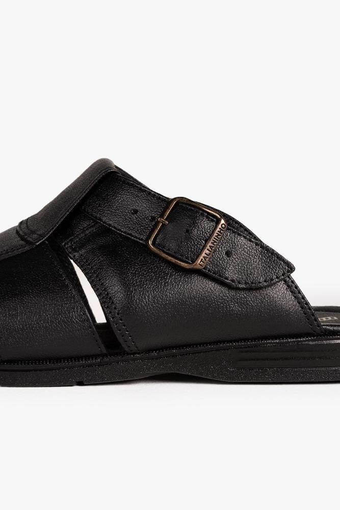 Sandália Masculina Italianinho Napo Preto 2