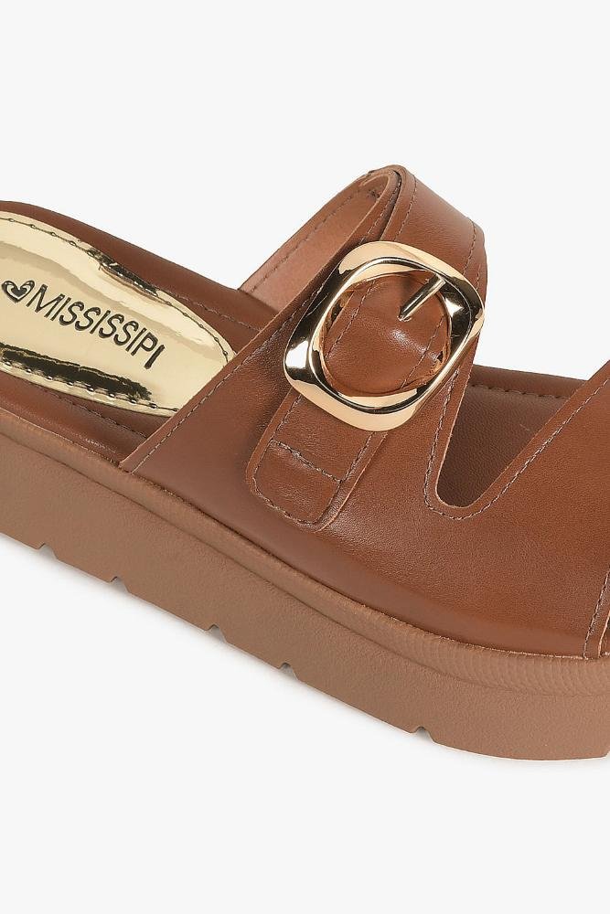 Tamanco Feminino Mississipi Willow Marrom 2