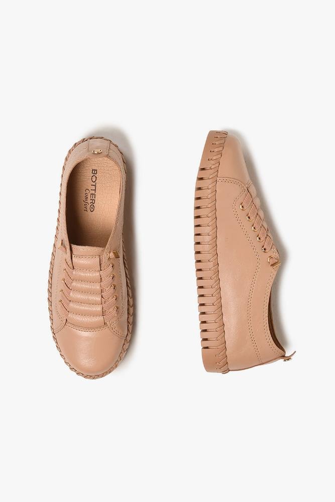Tênis Feminino Slip On Bottero Elara Bege 3