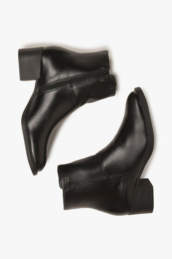 Bota Feminina Cano Curto Bottero Rozetta Preto 3