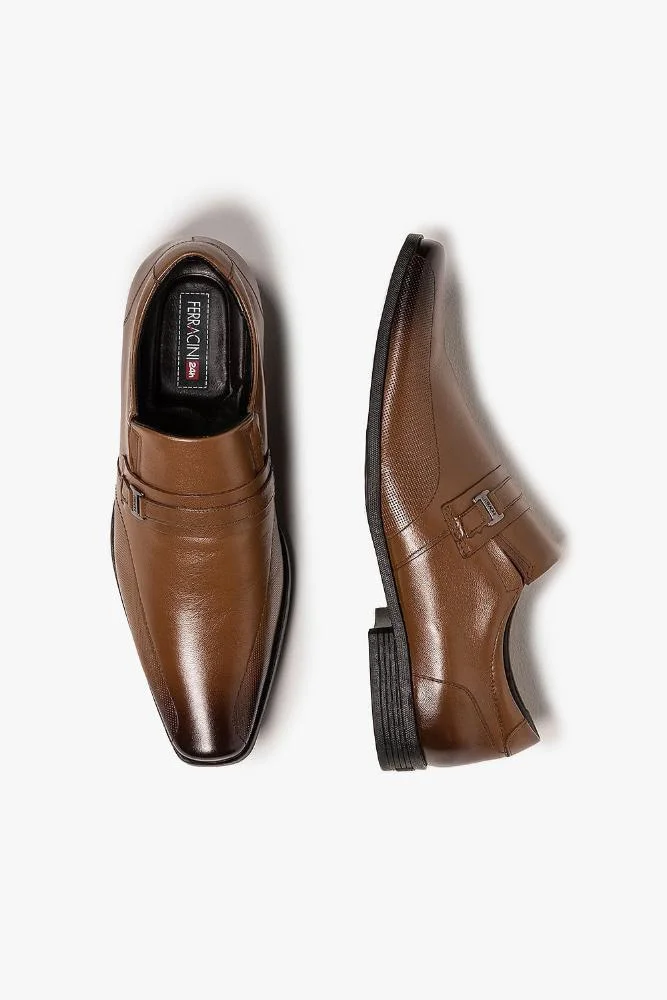 Sapato Masculino Ferracini Liverpool Caramelo 3