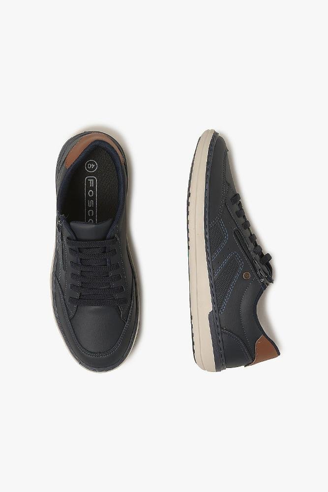 Sapatênis Masculino Fosco Smith Azul Marinho 4