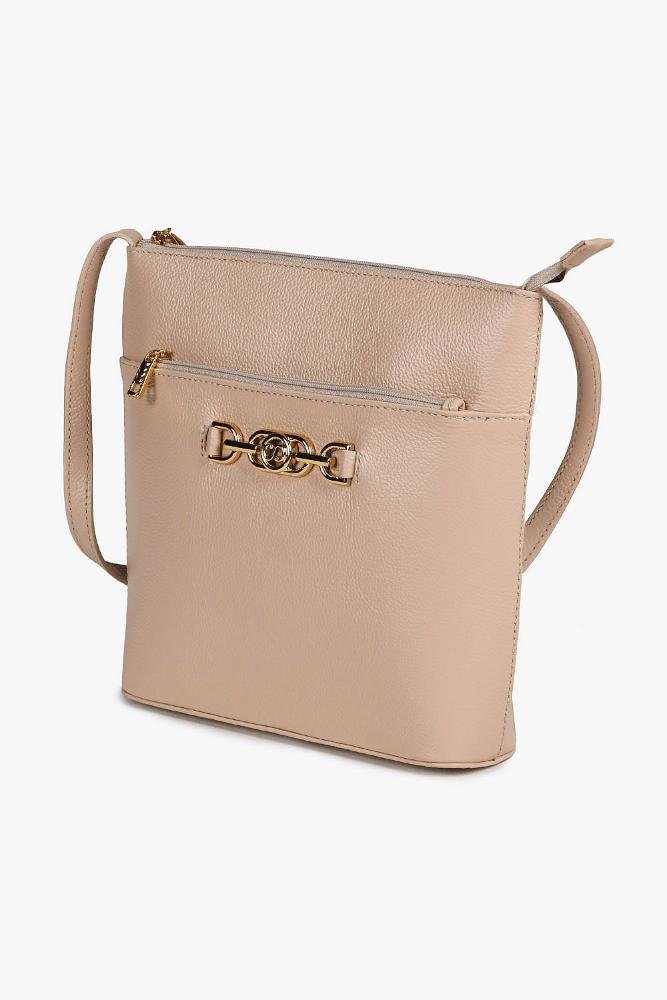 Bolsa Crossbody Feminina Classe Paloma Off White 3