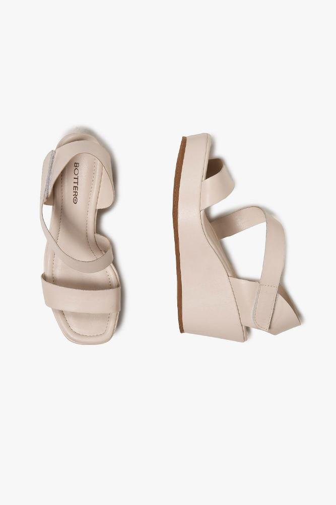 Sandália Feminina Anabela Bottero Maisha Off White 3
