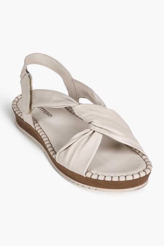 Sandália Feminina Flatform Bottero Dalye Off White 4