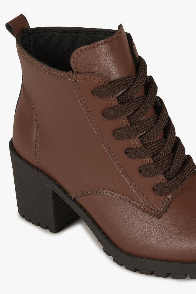 Bota Feminina Cano Médio Costes Lucilla Café 2