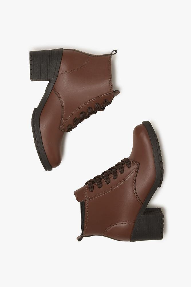 Bota Feminina Cano Médio Costes Lucilla Café 3