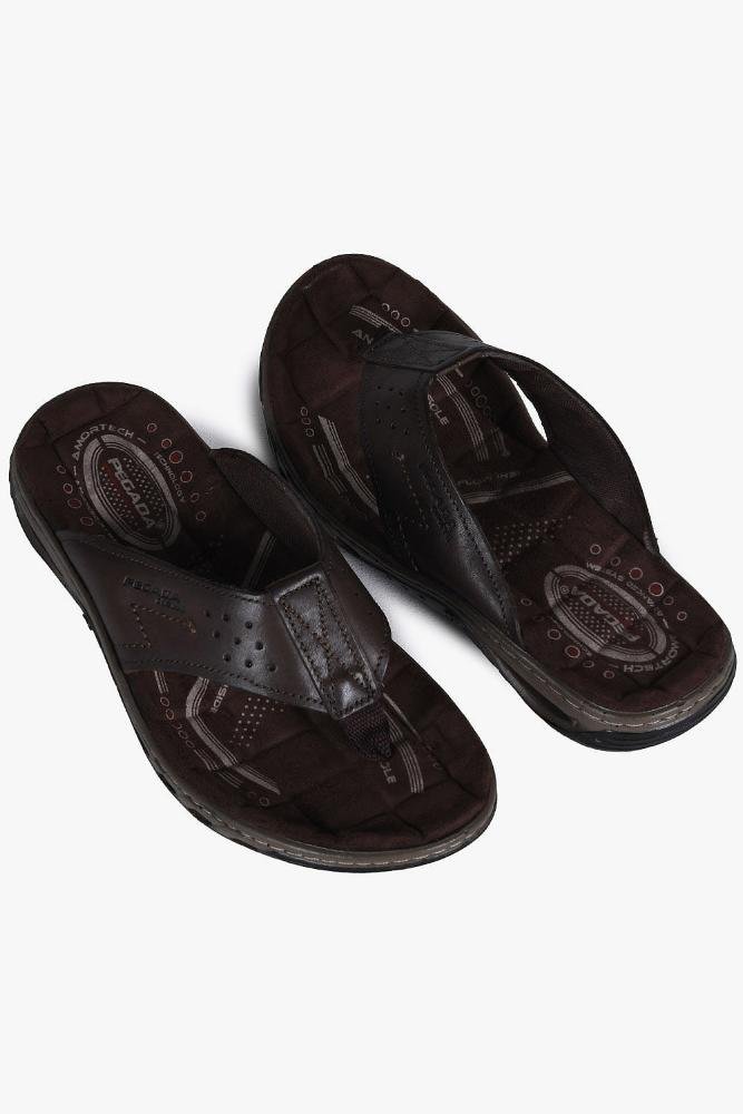 Chinelo Pegada Zeus Masculino Marrom 2