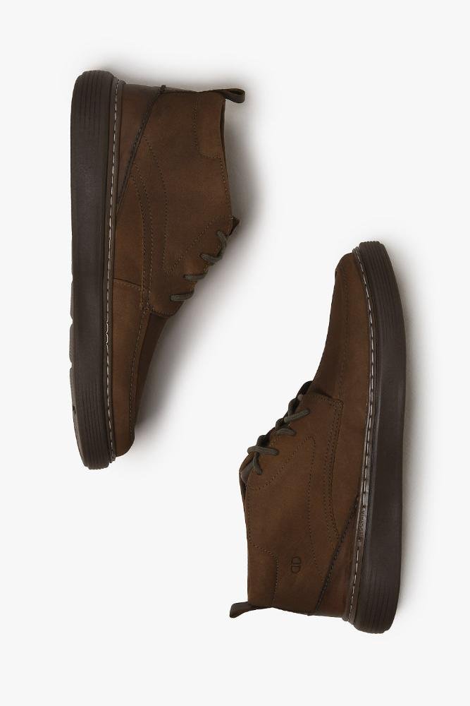 Bota Masculina Cano Mid Democrata Clash Marrom 3