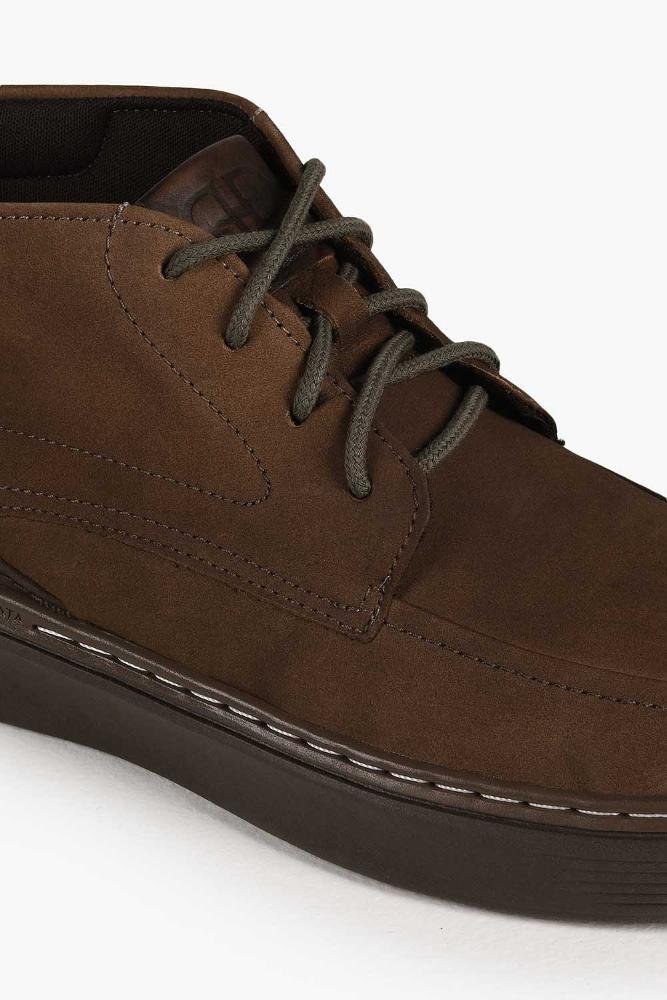 Bota Masculina Cano Mid Democrata Clash Marrom 2