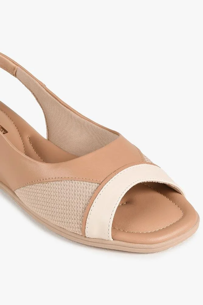 Conforto Feminino Anabela Comfortflex Raissa Bege 2