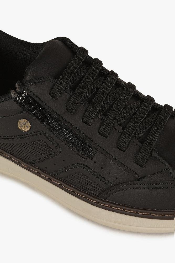 Sapatênis Masculino Fosco Smith Preto 2