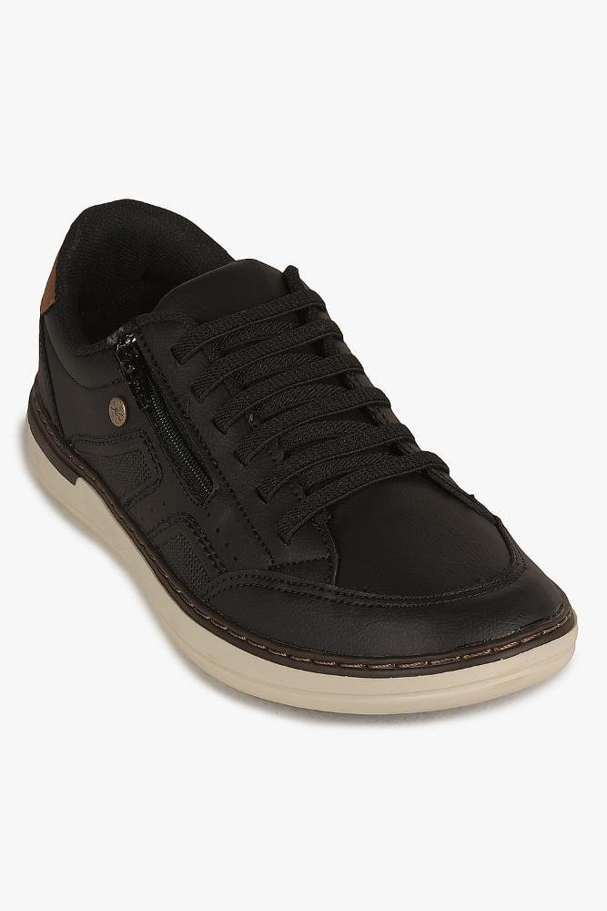 Sapatênis Masculino Fosco Smith Preto 4