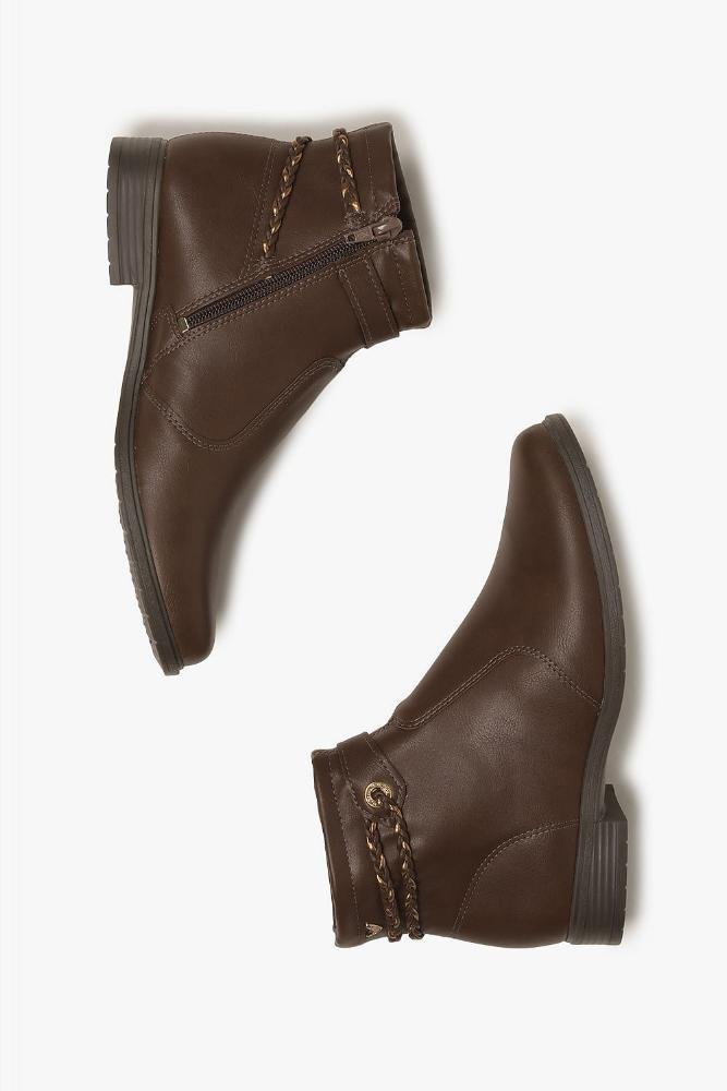 Bota Feminina Cano Curto Mississipi Lincy Café 3