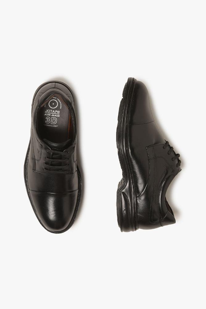 Sapato Casual Masculino Jota Pe 3D Force Preto 4