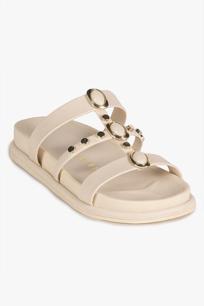Papete Feminina Costes Talita Off White 4