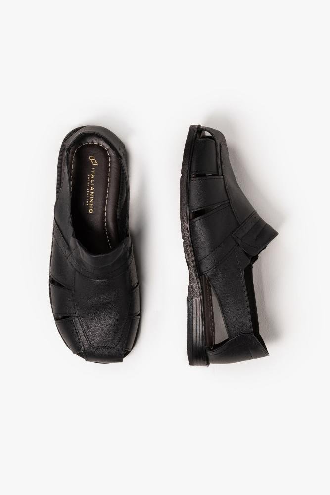 Sandália Masculina Italianinho Itto Preto 3