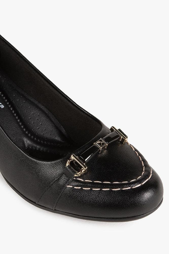 Conforto Feminino Salto Médio Piccadilly Umbridge Preto 2