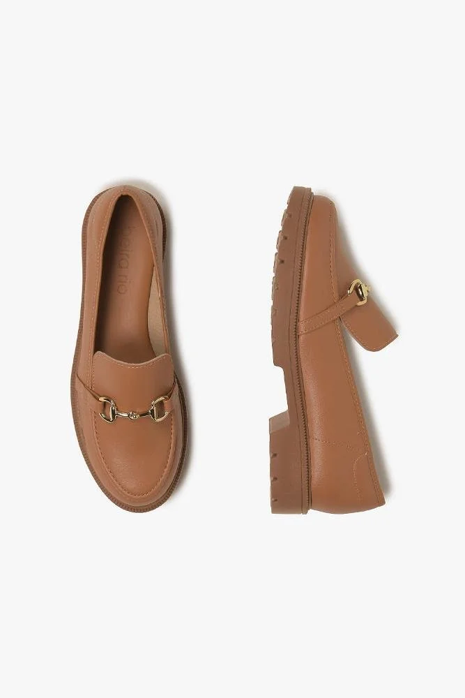 Mocassim Feminino Beira Rio Daise Caramelo 3