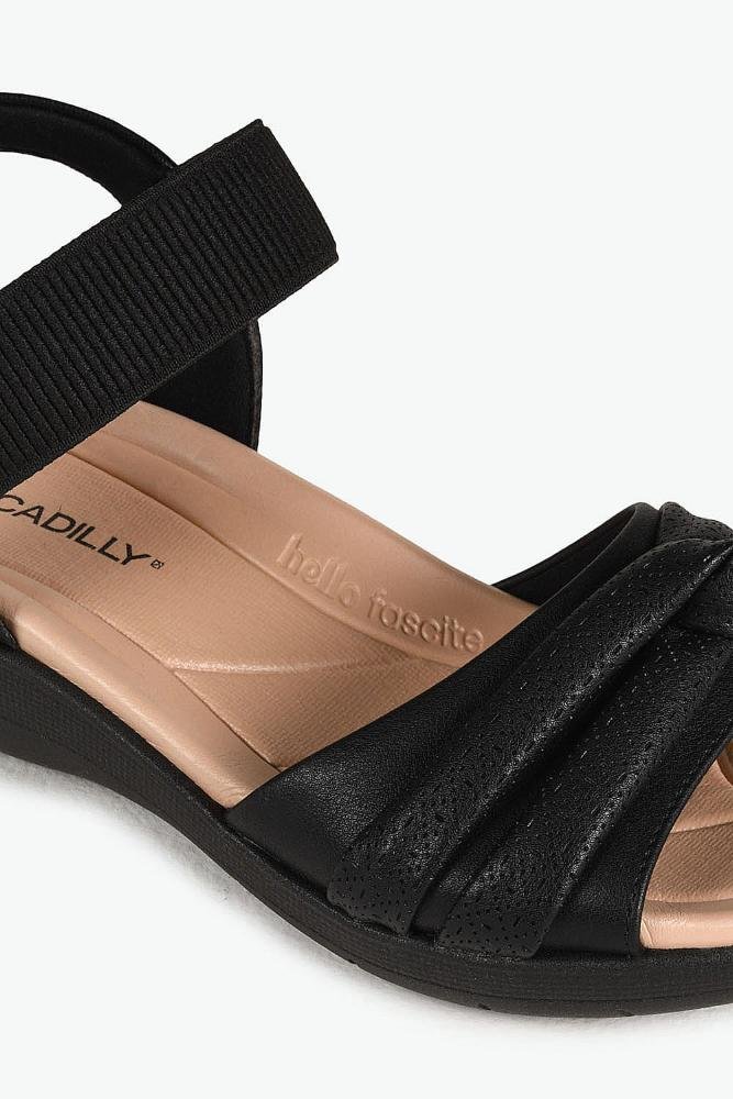 Conforto Feminino Anabela Piccadilly Kathrina Preto 2