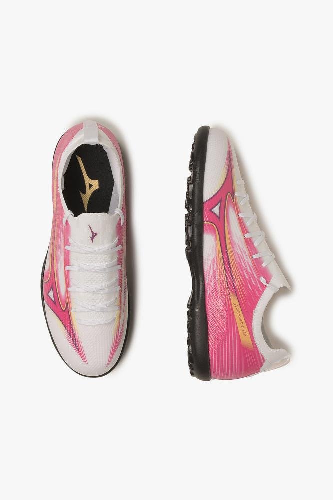 Chuteira Society Mizuno Alpha Club As Branco/Rosa 3