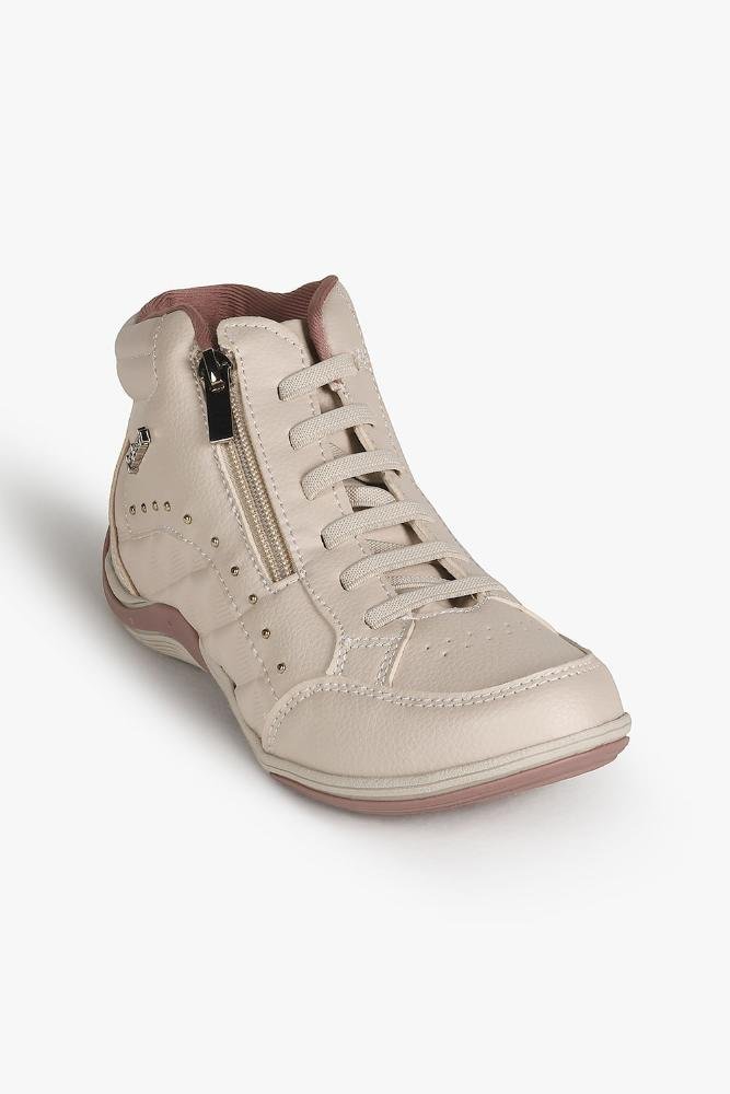 Conforto Feminino Cano Alto Kolosh Rachel Off White 4