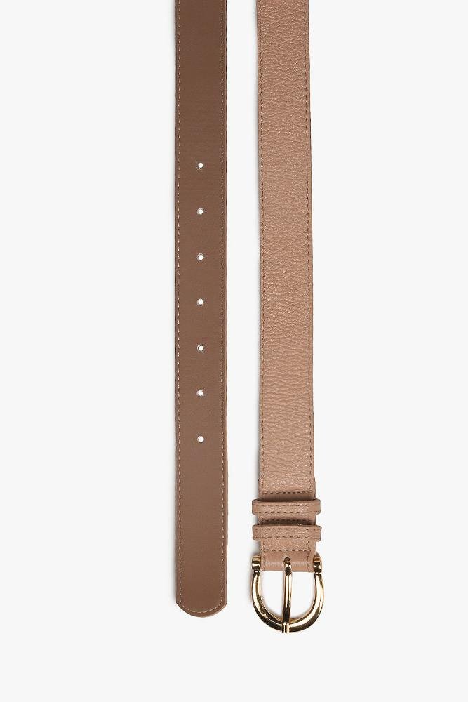 Cinto Feminino Passional Stylo De Couro Murivel Bege 3