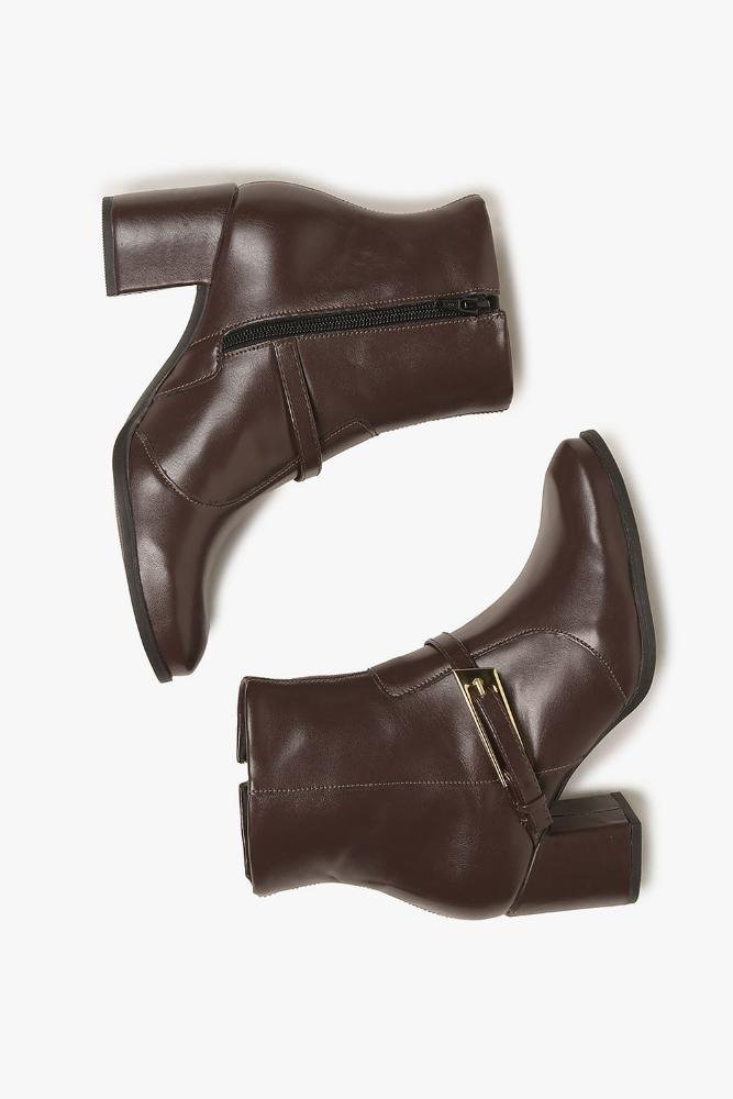 Bota Feminina Cano Médio Costes Dalas Café 3