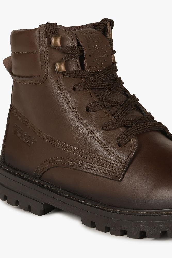 Bota Masculina Coturno Pegada Pinhão Marrom 2