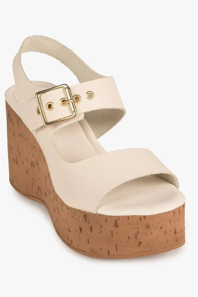 Sandália Feminina Anabela Bottero Renata Off White 4