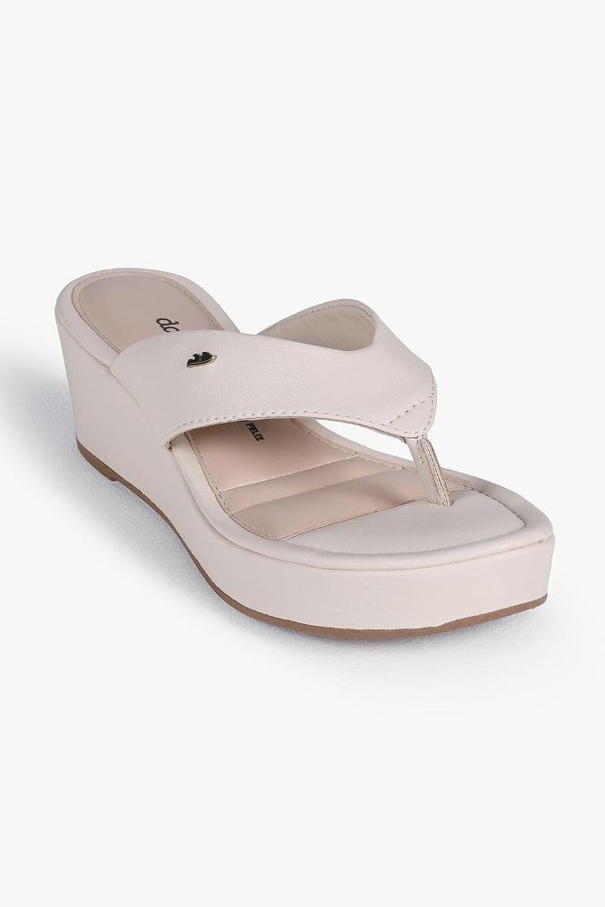 Tamanco Feminino Salto Alto Dakota Maruane Off White 2