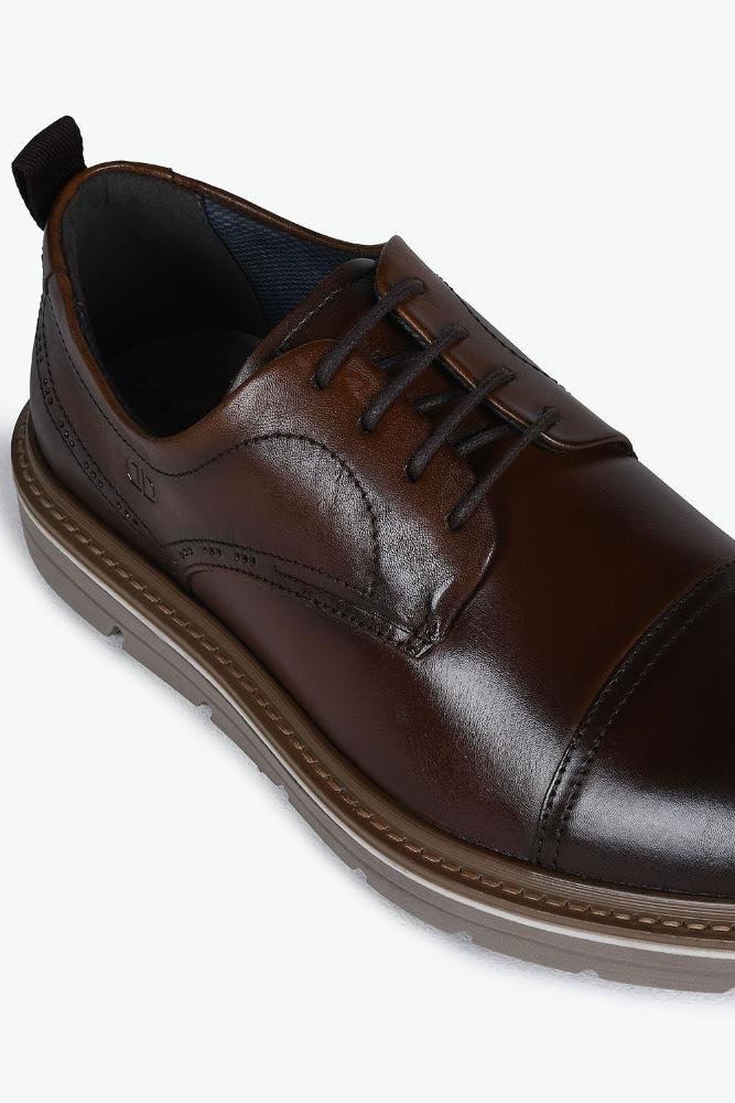 Sapato Casual Masculino Democrata Jeff Caramelo 2