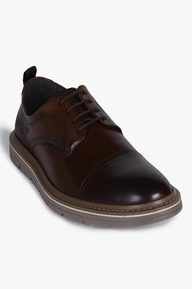 Sapato Casual Masculino Democrata Jeff Caramelo 4