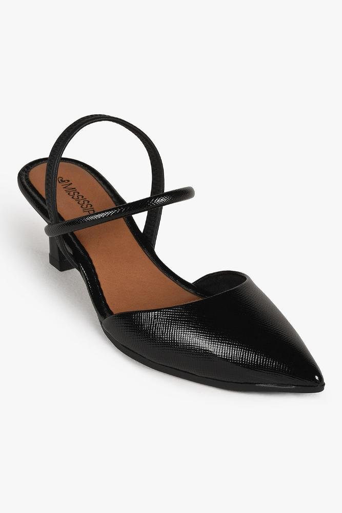 Scarpin Feminino Slingback Mississipi Laila Preto 4