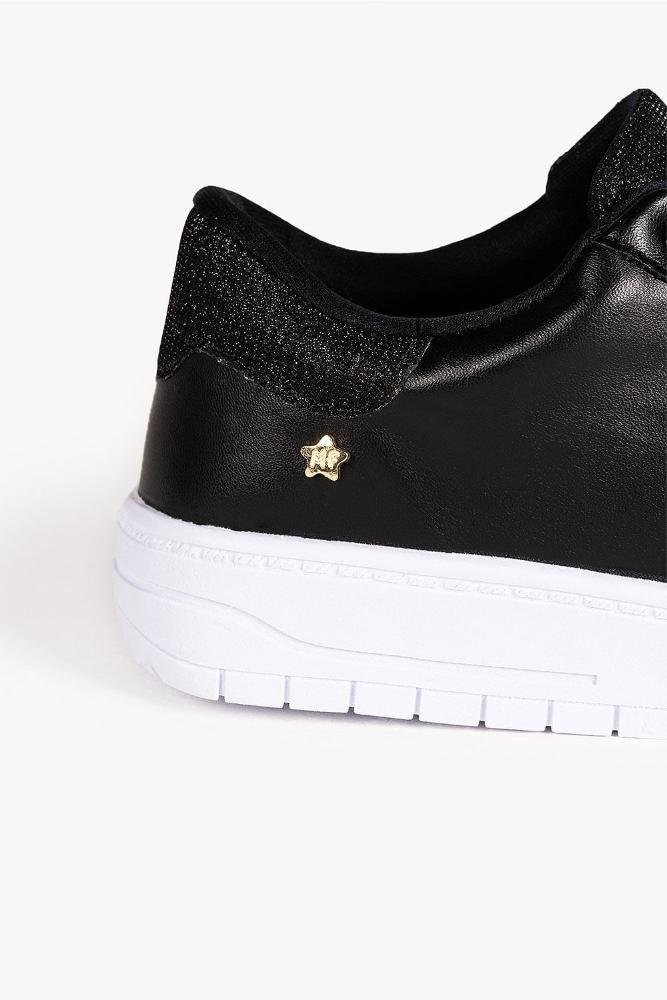 Tênis Infantil Menina Fashion Tay Preto 2