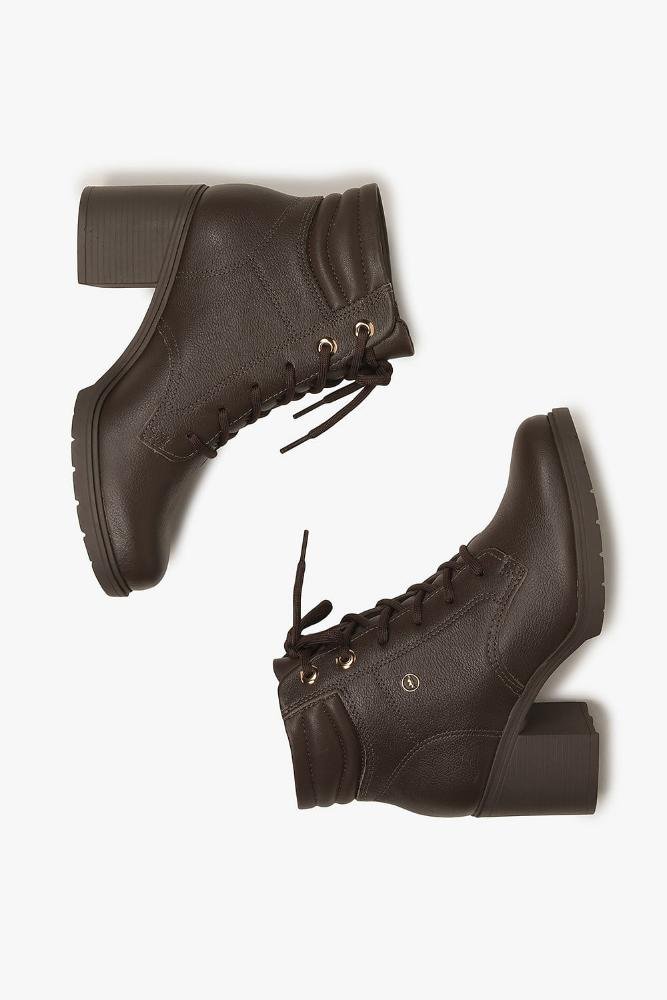 Bota Feminina Cano Médio Dakota Alitta Café 3