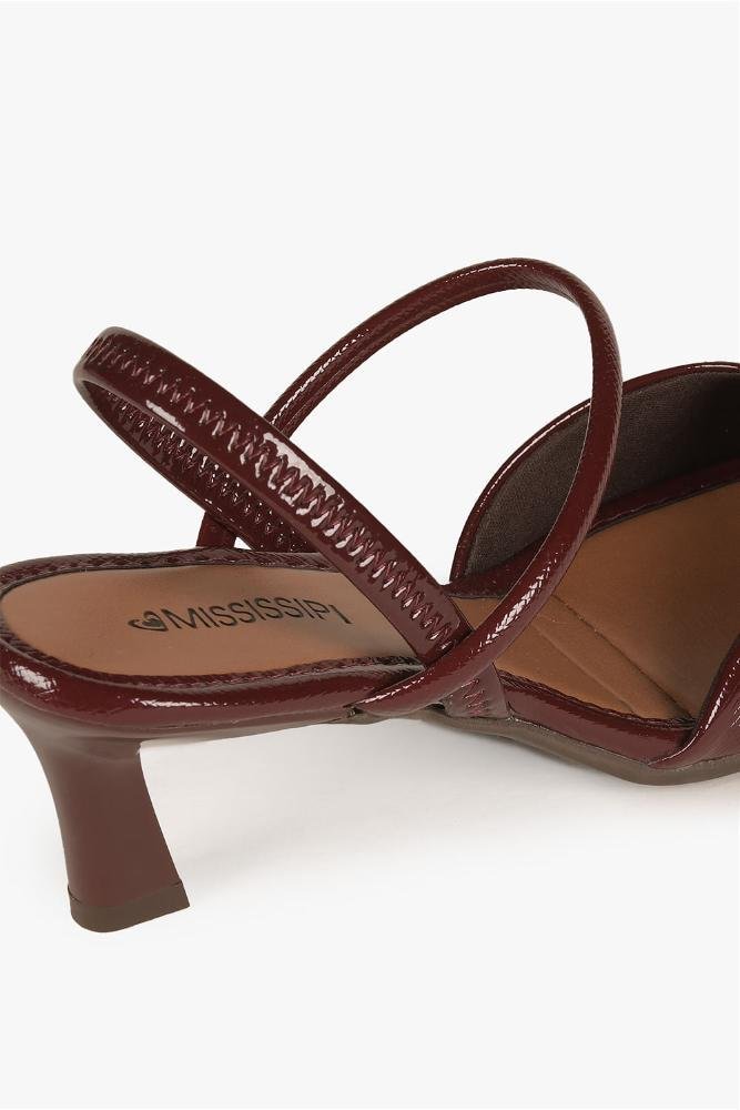 Scarpin Feminino Slingback Mississipi Laila Bordo 2