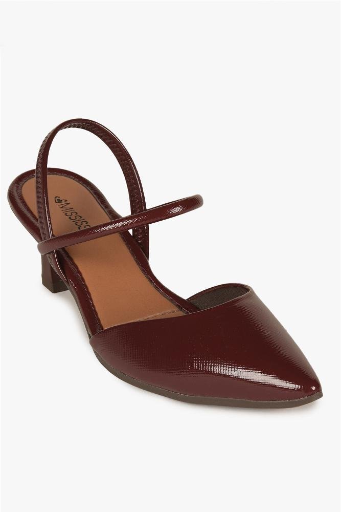 Scarpin Feminino Slingback Mississipi Laila Bordo 4
