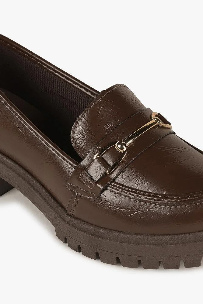 Mocassim Feminino Loafer Tratorado Mississipi Josephine Café 2