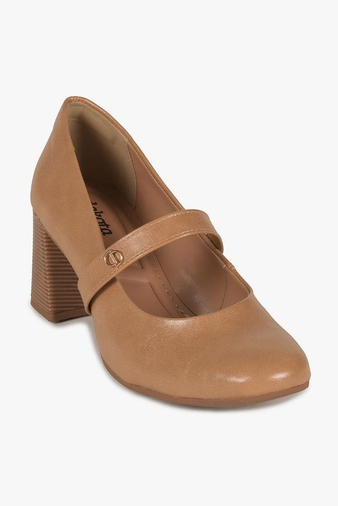 Sapato Feminino Boneca Dakota Barbara Bege 4