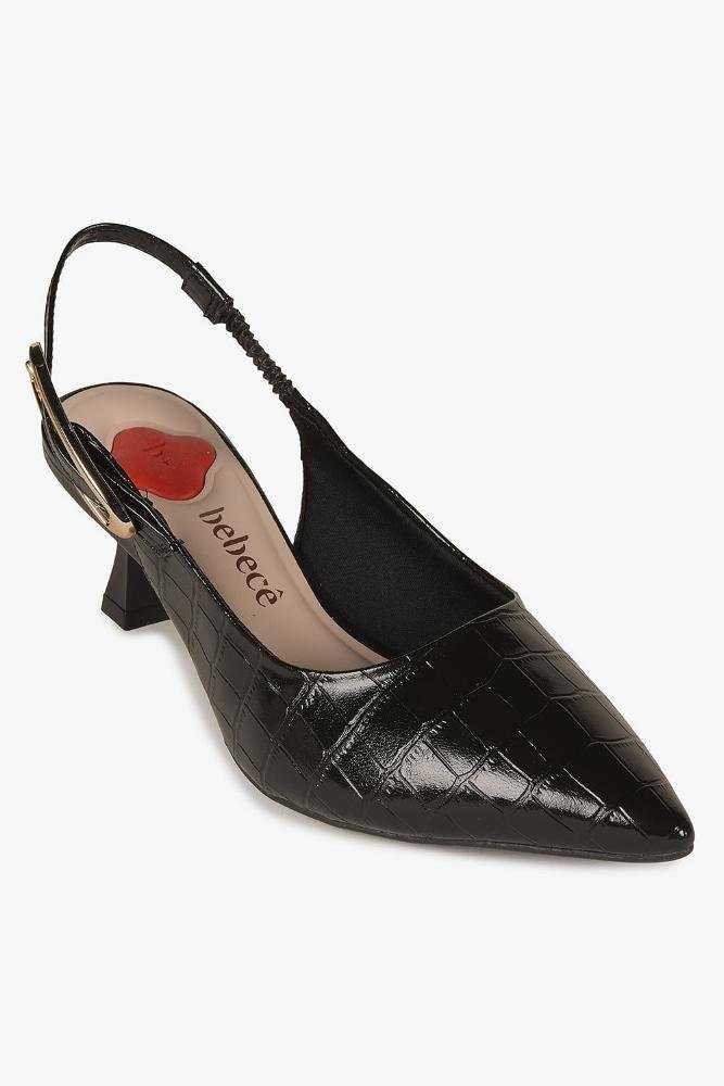 Scarpin Feminino Slingback Bebecê Dawn Preto 4