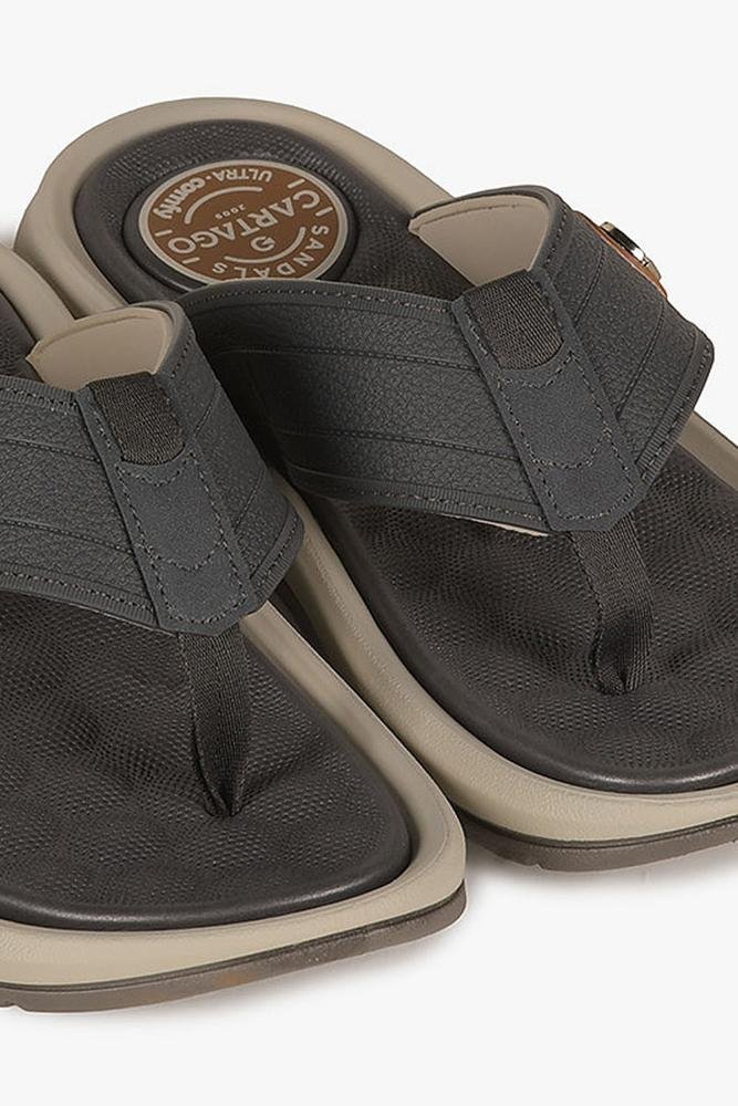 Chinelo Cartago Santorini Masculino Cinza Escuro 2