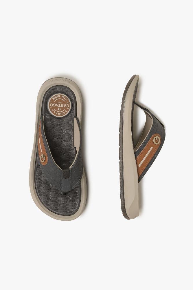 Chinelo Cartago Santorini Masculino Cinza Escuro 3