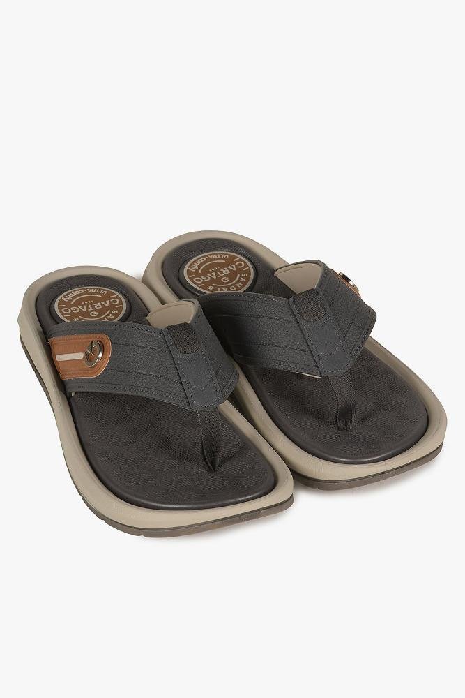 Chinelo Cartago Santorini Masculino Cinza Escuro 4