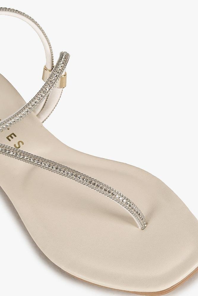 Rasteira Feminina Costes Nanci Off White 2