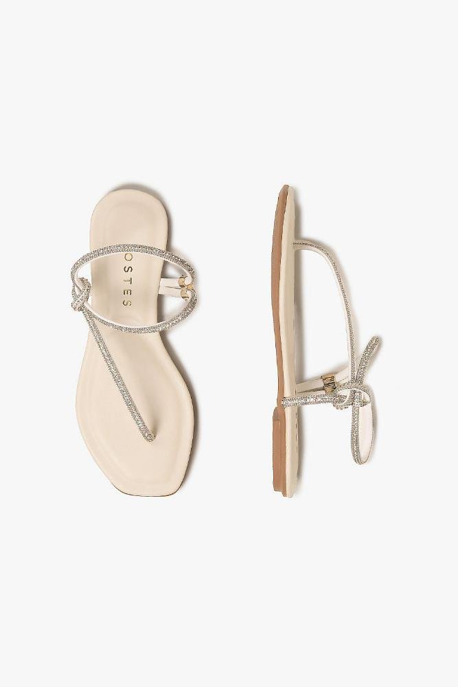 Rasteira Feminina Costes Nanci Off White 3