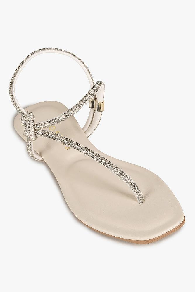 Rasteira Feminina Costes Nanci Off White 4