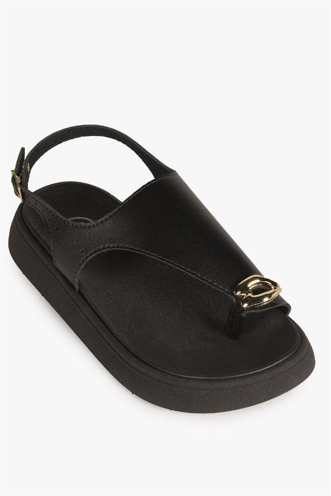 Sandália Infantil Flatform Molekinha Cecília Preto 4