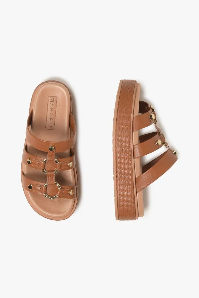 Papete Feminino Plataforma Ramarim Morgana Marrom 3